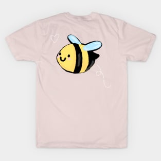 Bee Happy and Bee Positive T-Shirt